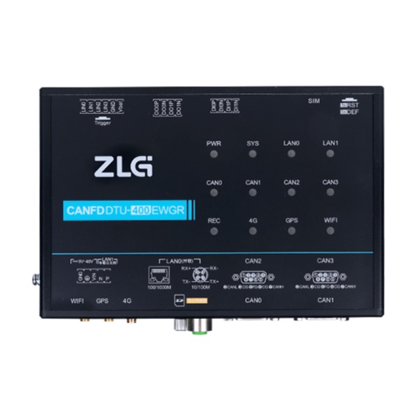 ZLG 车载多通道CAN FD-bus数据记录仪