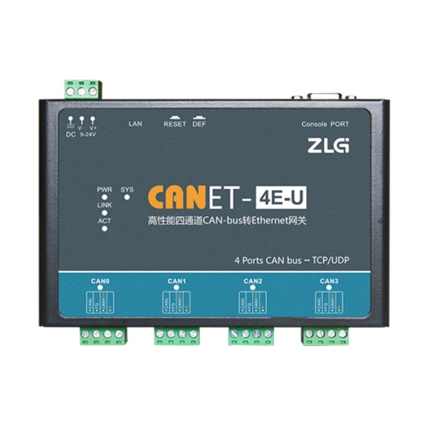 ZLG 高性能以太网转CAN模块